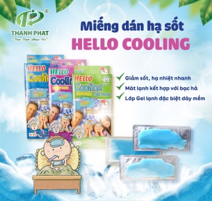 Miếng Dán Hạ Sốt Hello Cooling